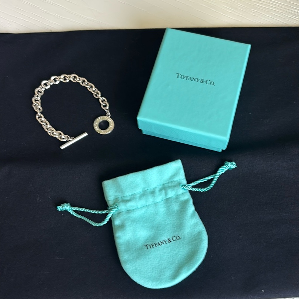 TIFFANY & CO Sterling Silver Toggle Bracelet!